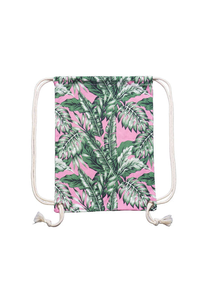 Banana Leaves Prism Pink